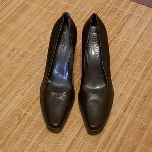 Jill Sander Dark Brown Pumps
